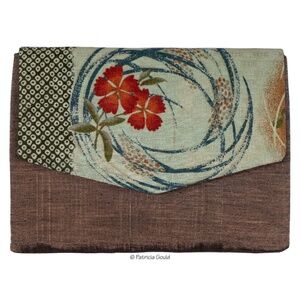 New - Silk Clutch purse - One of a Kind, original design